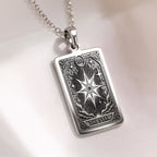 Star Tarot Major Arcana Pendant | Silver & Plated Options - Cosmic Energy Occult Symbol