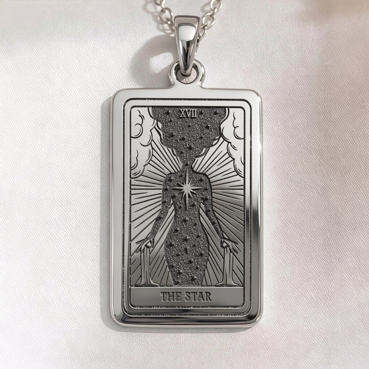 Star Tarot Necklace | Silver, Gold Plated & Rose Plated Options - Hope Celestial Jewelry