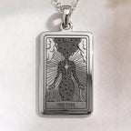 Star Tarot Necklace | Silver, Gold Plated & Rose Plated Options - Hope Celestial Jewelry