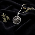 Taurus Pendant Necklace - Zodiac Goddess & Bull Medallion - 925 Sterling Silver