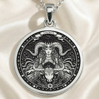 sterling silver necklace Taurus Bull Zodiac Medallion | & Options - Astrological Sign Birthdate zodiac