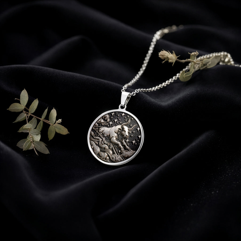 handcrafted necklace Taurus Zodiac Astrological Sign | & Options - Birthdate for Astrology Lovers zodiac - view 5