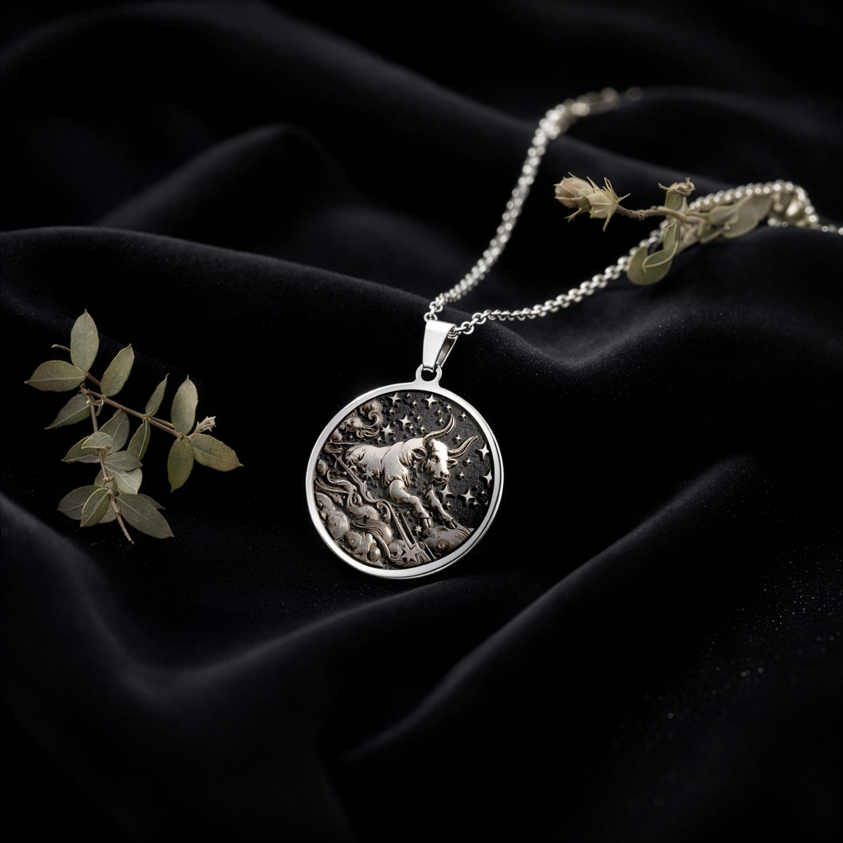 handcrafted necklace Taurus Zodiac Astrological Sign | & Options - Birthdate for Astrology Lovers zodiac - view 5