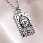 Temperance Tarot Balance Pendant | Silver & Plated Options - Alchemy Energy Spiritual Protection