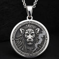Tezcatlipoca Aztec God Amulet Necklace - 925 Sterling Silver