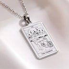 The Chariot Tarot Necklace | Silver, Gold Plated & Rose Plated Options - Willpower Jewelry