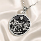 handcrafted necklace Three Wise Men Nativity | & Options - Christian Symbolism Gift christian - view 6
