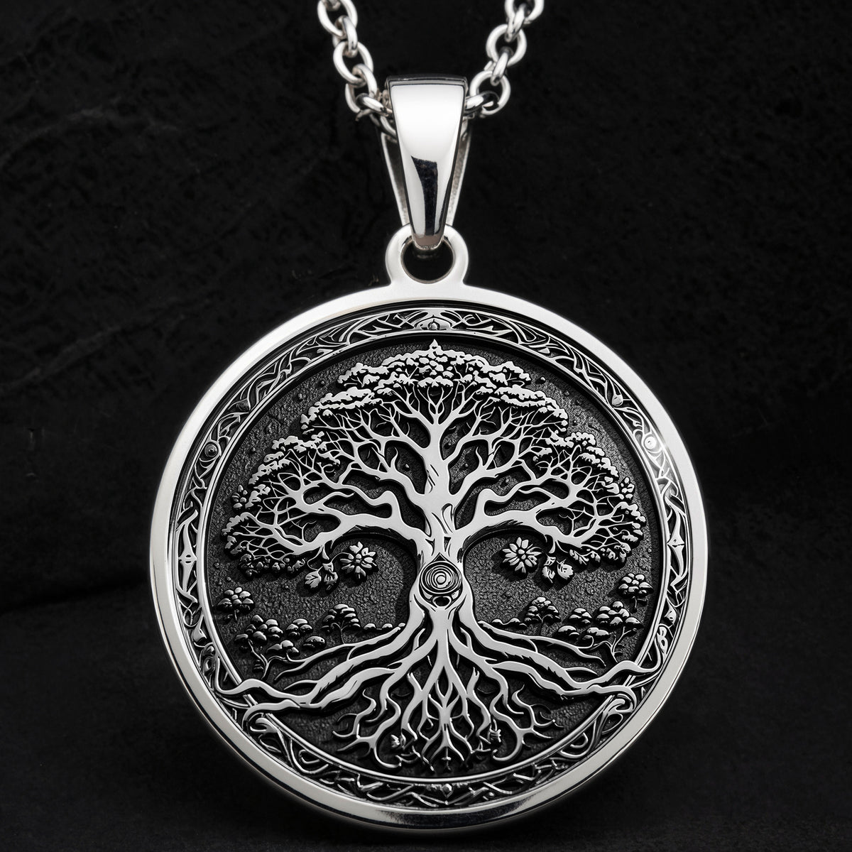 Gold Tree of Life Pendant, Gold Yggdrasil Necklace, Gold Bodhi Tree Jewelry, Gold Tree of Knowledge Charm, Gold Kalpavriksha Pendant, Gold Spiritual Necklace, Gold Cosmic Tree Jewelry, Gold Symbolic Growth Charm, Gold Nature Pendant, Gold Charm
