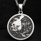 Venus and Cupid Mythological Love Pendant | Silver & Plated Options - Endless Love Spiritual Protection