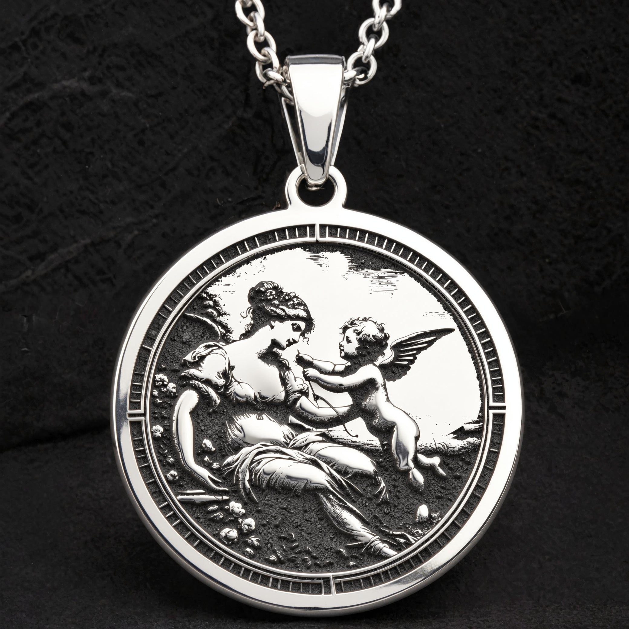 Venus Liebesgöttin-Amulett-Halskette | Silber & Vergoldete Optionen - Spiritueller Schutz-Talisman