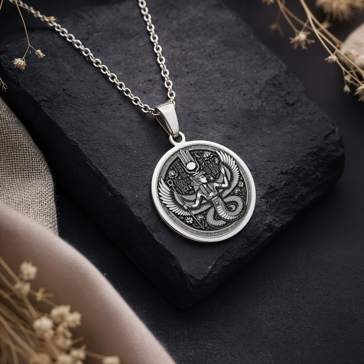 handcrafted necklace Wadjet Cobra Goddess | & Options - Ancient Mythology Protection Talisman mythology - view 2