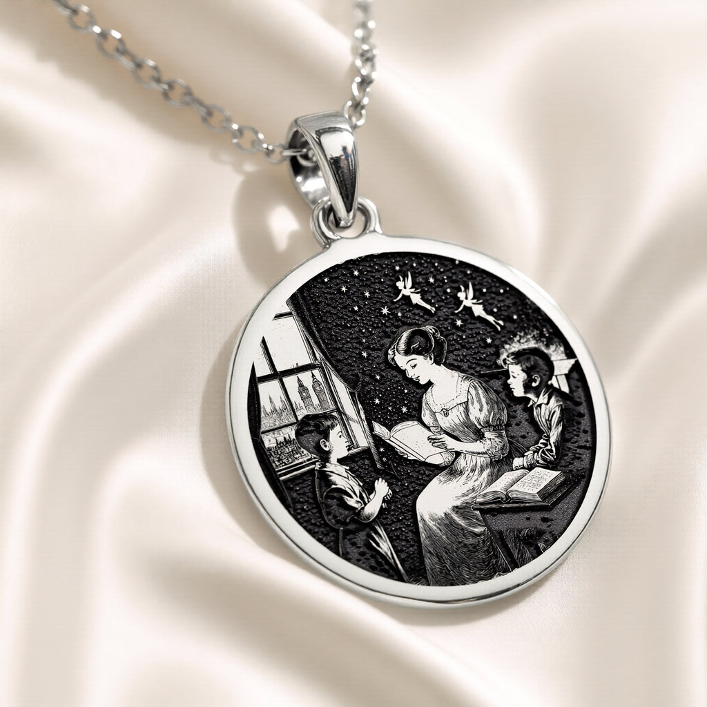 handcrafted necklace Wendy Darling Story | & Options - Nostalgia Childhood Memory Gift - view 6