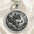 Wolf Spirit Animal Pendant | Silver & Plated Options - Fierce Totem Wild Nature