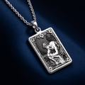 Narcissus Greek Mythology Pendant - 925 Sterling Silver