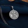 Sterling Silver Sigil of Bune Necklace: A handcrafted occult pendant of Duchess Bune (Bim, Buné), designed for prosperity and spiritual empowerment.