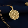 Lakshmi Medallion ,Sindhusuta Necklace , Padma Necklace Kamala Necklace Bhargavi Necklace, sri lakshmi gold necklace, sri laksmi necklace, lakshmi gold pendant, lakshmi gold medallion, hindu gold jewelry , hindu goddess charm gold, silver lakshmi