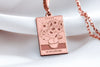 14 K Solid Gold Van Gogh SunFlower Necklace, SunFlower Van Gogh Pendant, SunFlower Dainty Charm, Van Gogh Painting Necklace