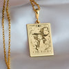 gold witch necklace with catCrystal cat pendant witchcraftVintage witch necklace with feline charmBlack cat occult necklaceWitchcraft cat pendant&quot;Magical cat charm necklace Solid gold witch necklace with hat