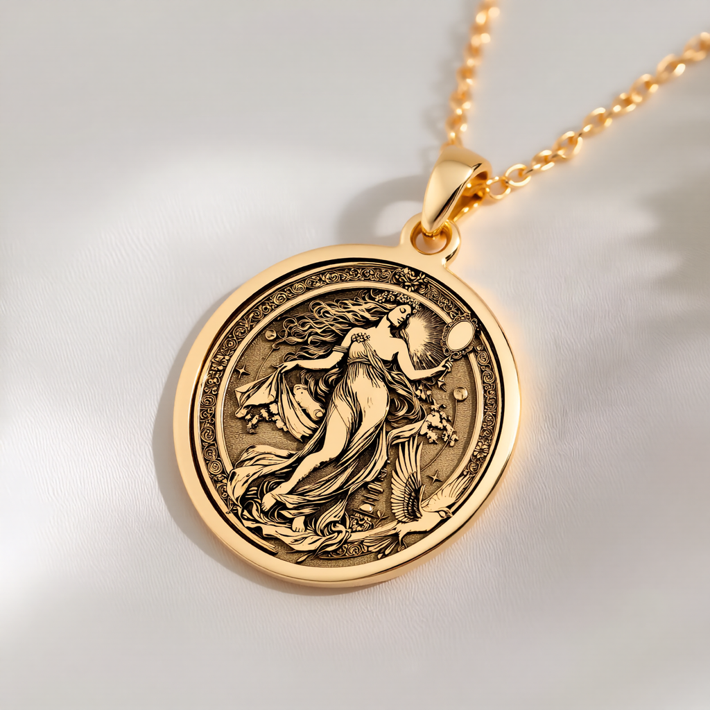 Venus Pendant Necklace: Greek Goddess Aphrodite Pendant, Mythology Jewelry - View 158