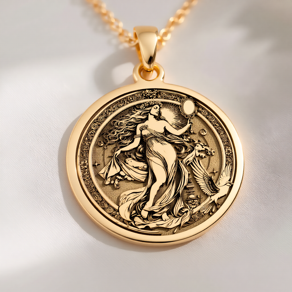 Venus Pendant Necklace: Greek Goddess Aphrodite Pendant, Mythology Jewelry - View 214