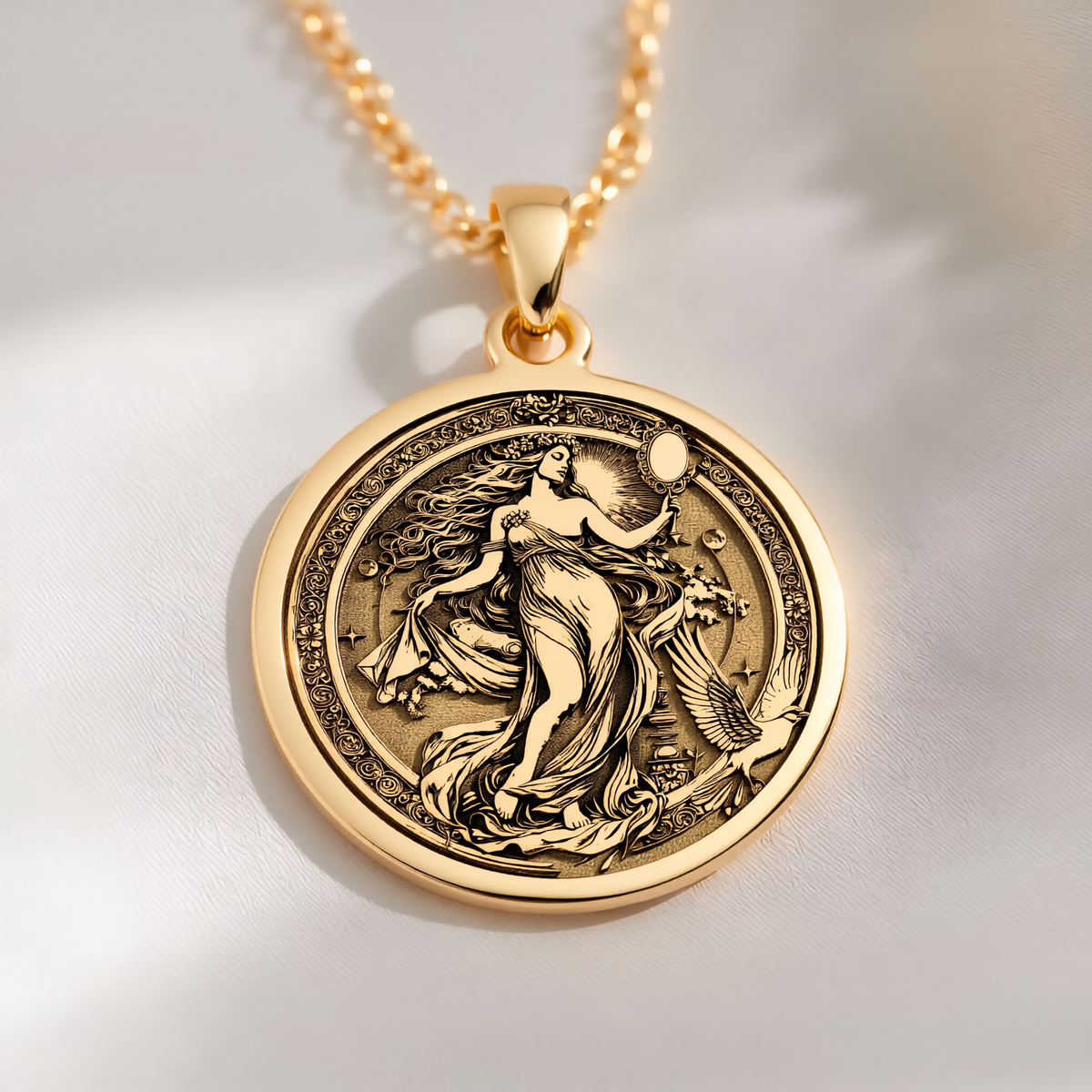Venus Pendant Necklace: Greek Goddess Aphrodite Pendant, Mythology Jewelry - View 214