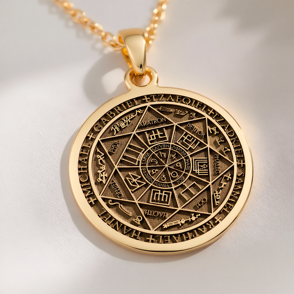 Seven Archangels Necklace: with guardian angel angel wings amulet talisman - View 48