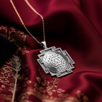 Bagalamukhi Yantra Necklace, 14K Gold Spiritual Protection Amulet, Divine Protection jewelry - View 48