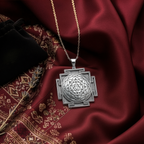 Bagalamukhi Yantra Necklace, 14K Gold Spiritual Protection Amulet, Divine Protection jewelry - View 48