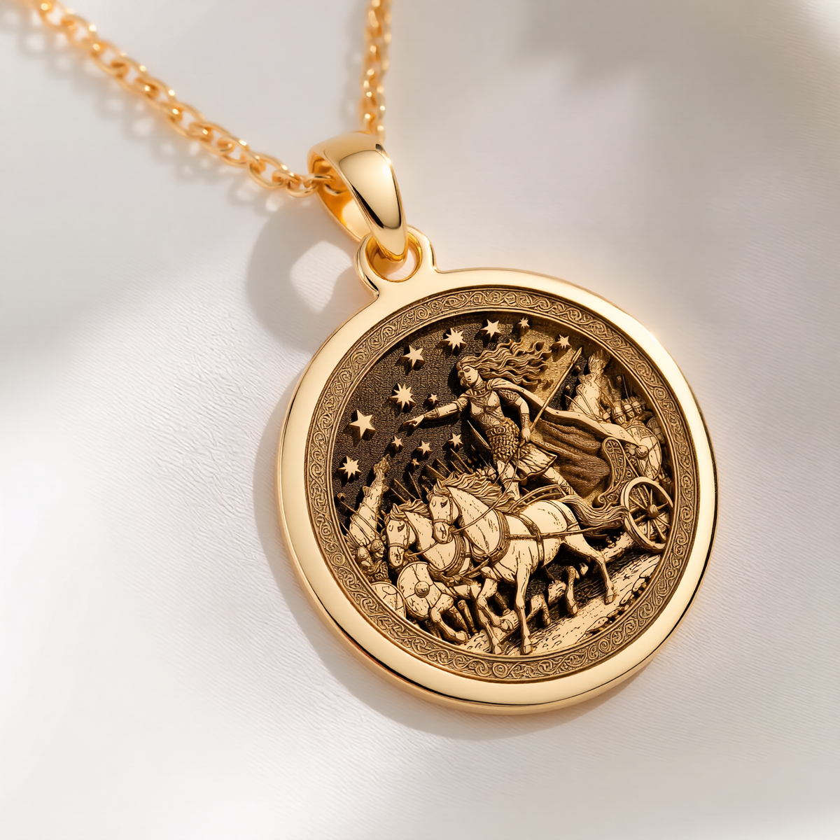 Boudica Celtic Queen Necklace Pendants None
