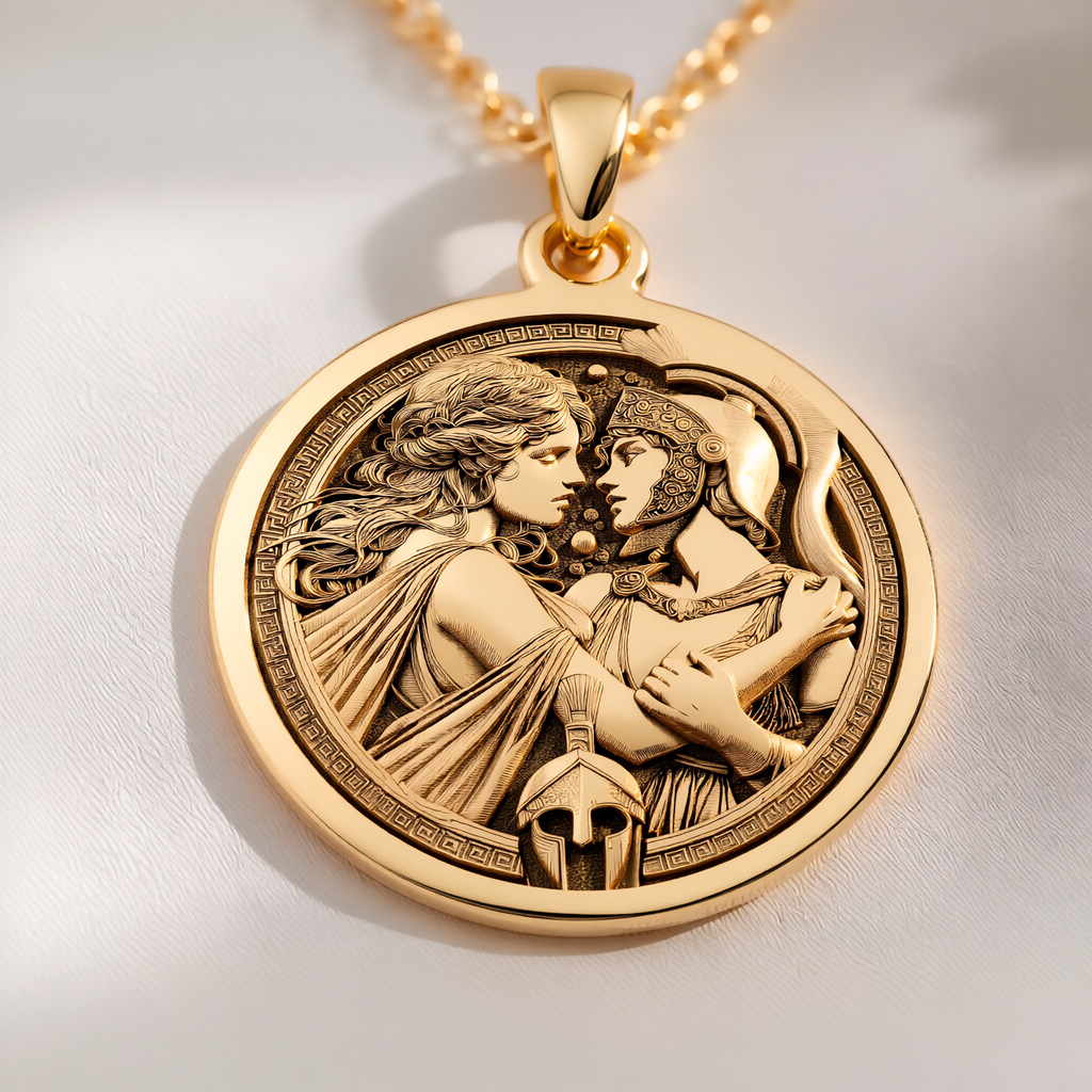 Antiope Theseus Necklace: with antiope theseus amazon queen charm talisman - View 214