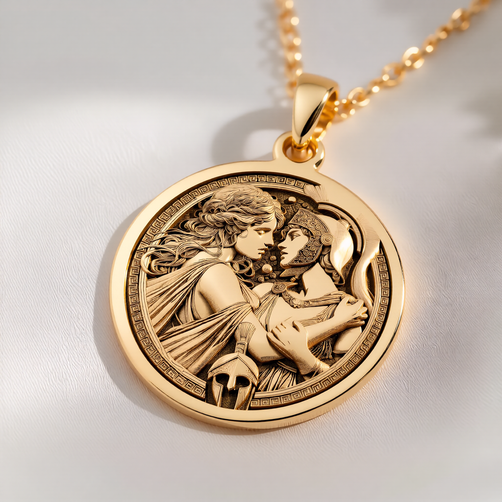 Antiope Theseus Necklace: with antiope theseus amazon queen charm talisman - View 214
