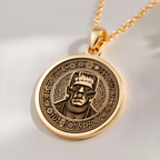 Frankenstein Pendant: with frankenstein gift frankenstein neck amulet talisman - View 214