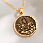 Hanuman God Necklace: with bajrangbali monkey god amulet talisman spiritual - View 153