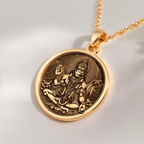 Hanuman God Necklace: with bajrangbali monkey god amulet talisman spiritual - View 214