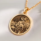 Jesus Shepherd Pendant: with christian jewelry jesus christ amulet talisman - View 214