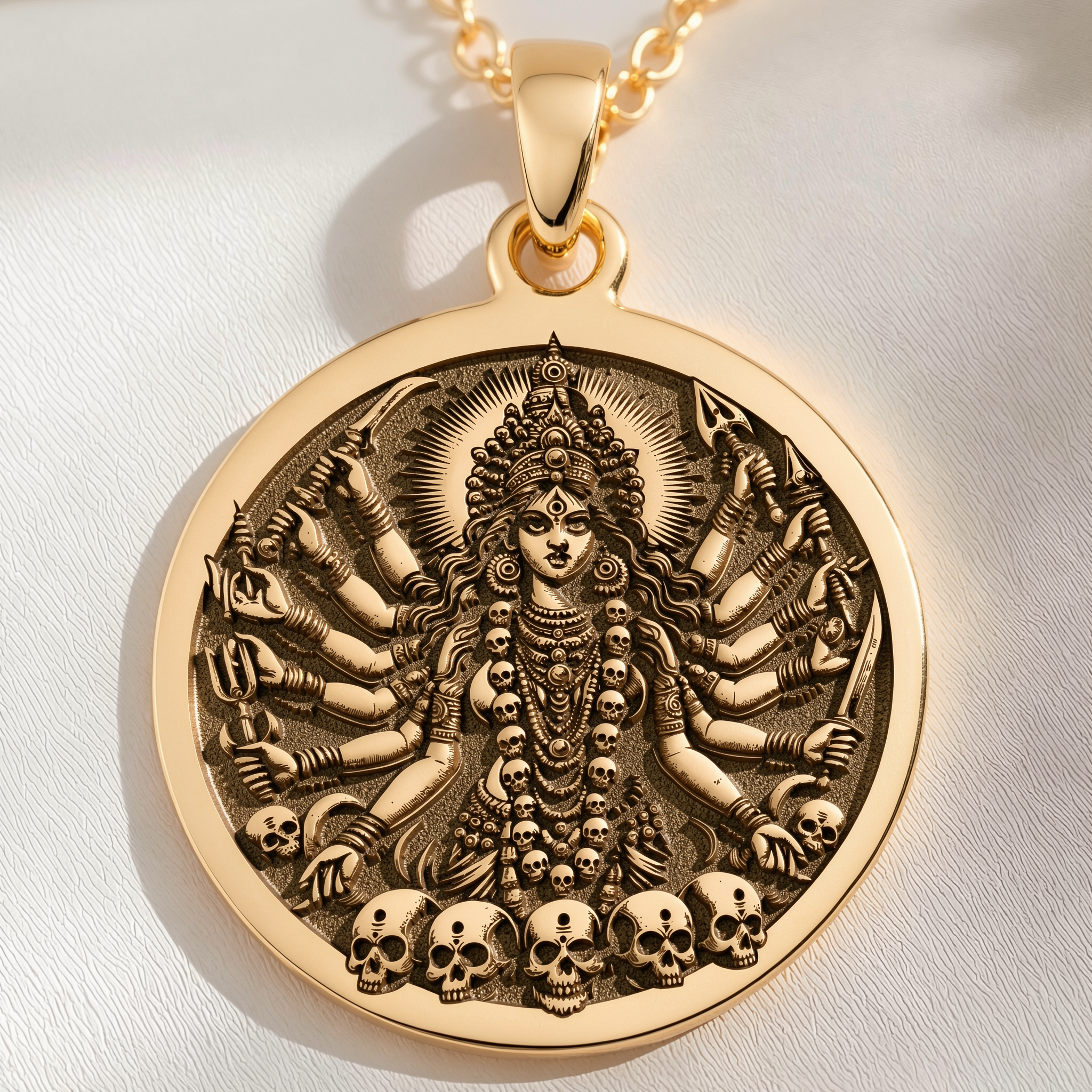 Shodashi Goddess Pendant: with maa kali shakti spiritual amulet talisman - View 214