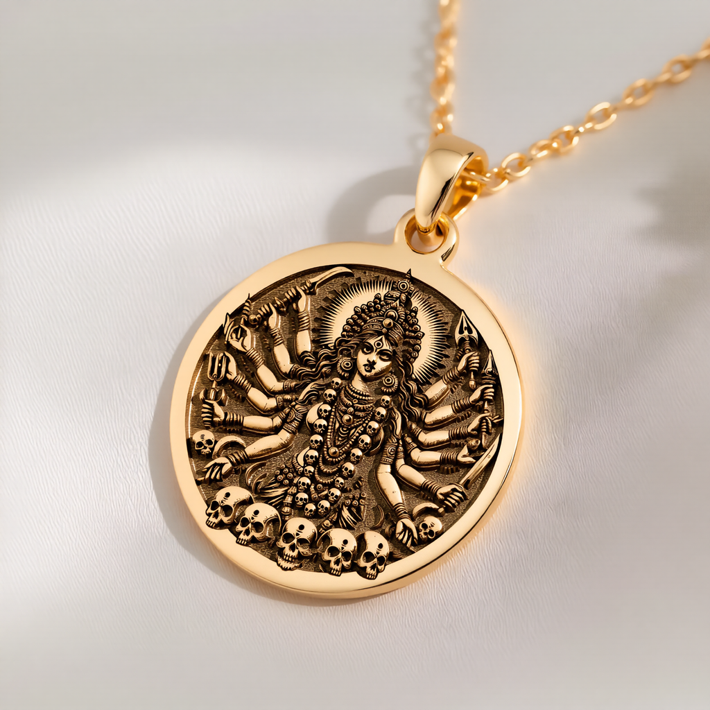 Shodashi Goddess Pendant: with maa kali shakti spiritual amulet talisman - View 214