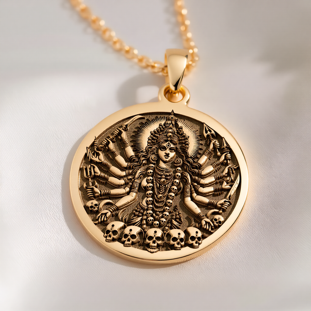Shodashi Goddess Pendant: with maa kali shakti spiritual amulet talisman - View 214