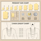 14K 14K Gold Plated Tarot Cat Charity Necklace Necklaces Gold-toned square pendant size chart for necklace measurements