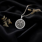 Lakshmi Goddess Divine Feminine Necklace | Silver & Plated Options - Hindu Mythology Protection Talisman