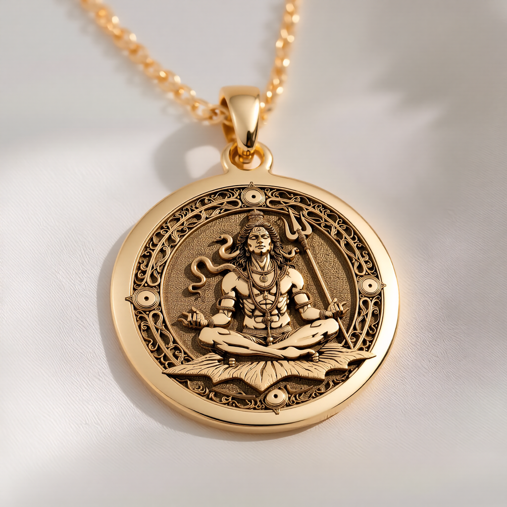 Shiva Lord Hindu God Pendant in 925 Sterling Silver, additional view 11.