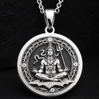 Shiva Lord Hindu God Pendant in 925 Sterling Silver, additional view 13.