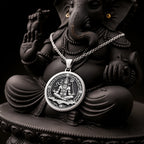 Shiva Lord Hindu God Pendant in 925 Sterling Silver, additional view 19.