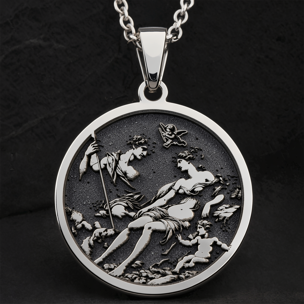 handcrafted necklace Venus Adonis Love Goddess Amulet | & Options - Spiritual Protection Talisman