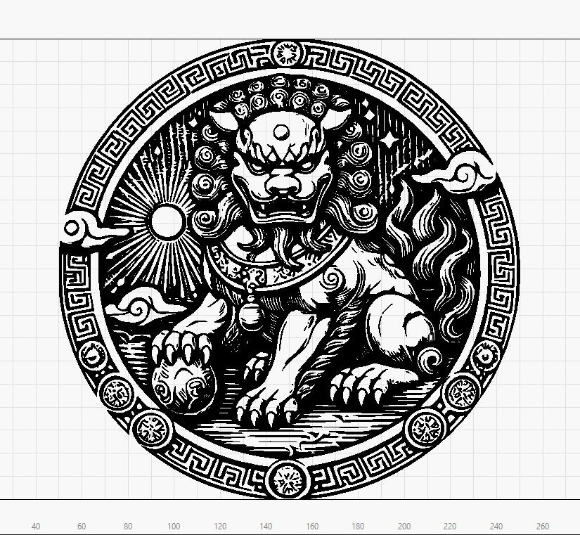 Fu Dog/Guardian Lion - Silver & Plated Options