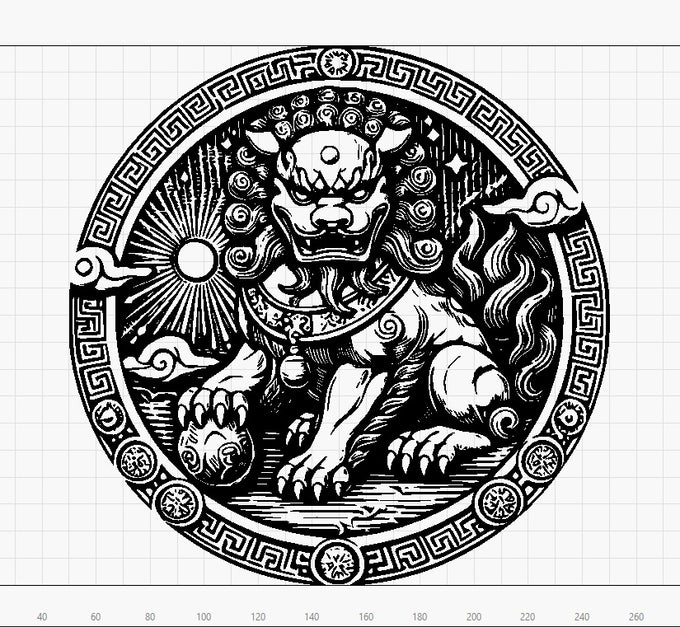 Fu Dog/Guardian Lion - Silver & Plated Options