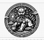 Fu Dog/Guardian Lion - Silver & Plated Options