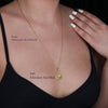 Gold Plated Origami Crane Pendant Necklace on a Delicate Chain | Japanese-Inspired Elegant Jewelry Gift for Women