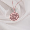 Aquarius women pendant necklace Rose Gold zodiac gifts for her, horoscope charm aquarius, birthsign, constellation aquarius featuring the zodiac symbol, a bold statement piece for astrology lovers, perfect for everyday wear.