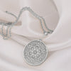Metatron’s Cube Silver Sacred Geometry Necklace – Crafted in 925 Sterling Silver, this pendant symbolizes spiritual energy, balance, and ancient wisdom. Ideal for meditation lovers, healing arts, energy alignment, and holistic jewelry enthusiasts.